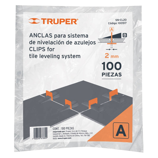 Clip nivelador de azulejos