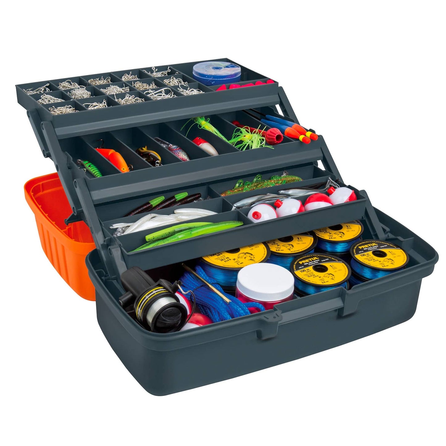CAJA PARA PESCA, 16", NARANJA CÓDIGO: 10539 CLAVE: CPE-16N