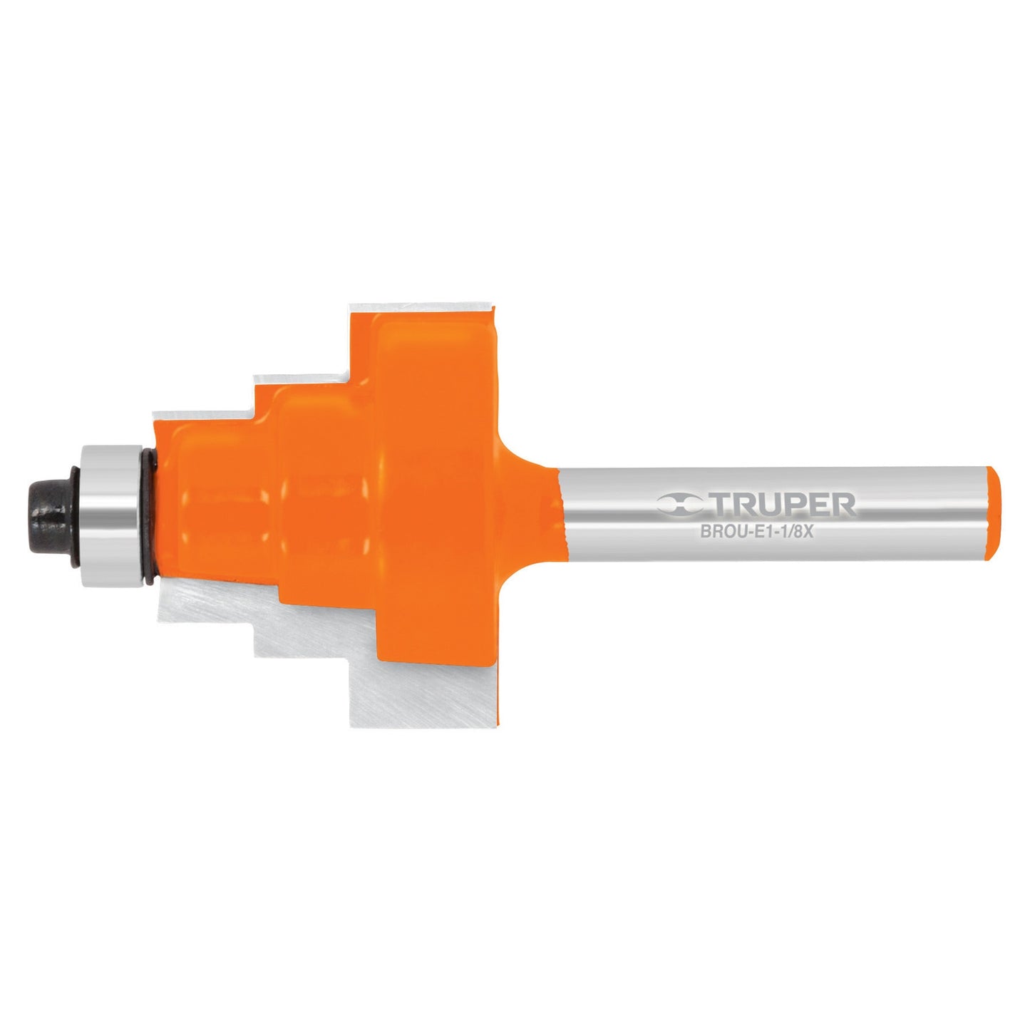 BROCA PARA ROUTER, ESCALONADA, 1-1/8", CON BALERO CÓDIGO: 10673 CLAVE: BROU-E1-1/8X