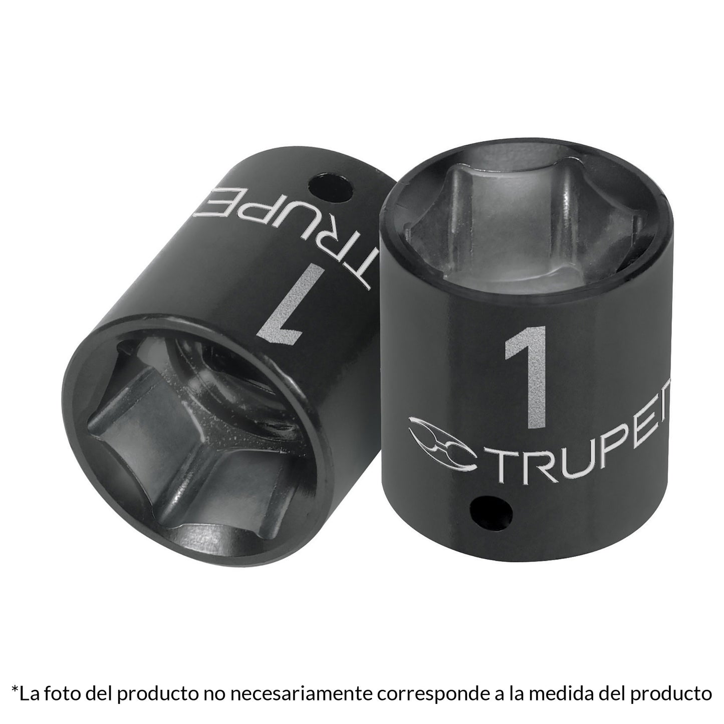 DADO DE IMPACTO, 6 PUNTAS, MILIMÉTRICO, CUADRO 1/2" DE 10MM A 1/2" DE 21MM - Electrum Digital