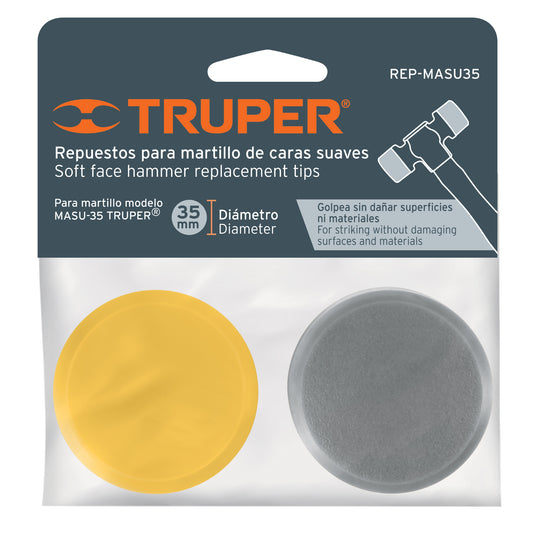 REPUESTOS DE MARTILLO CARAS SUAVES CÓDIGO: 13138 CLAVE: REP-MASU35