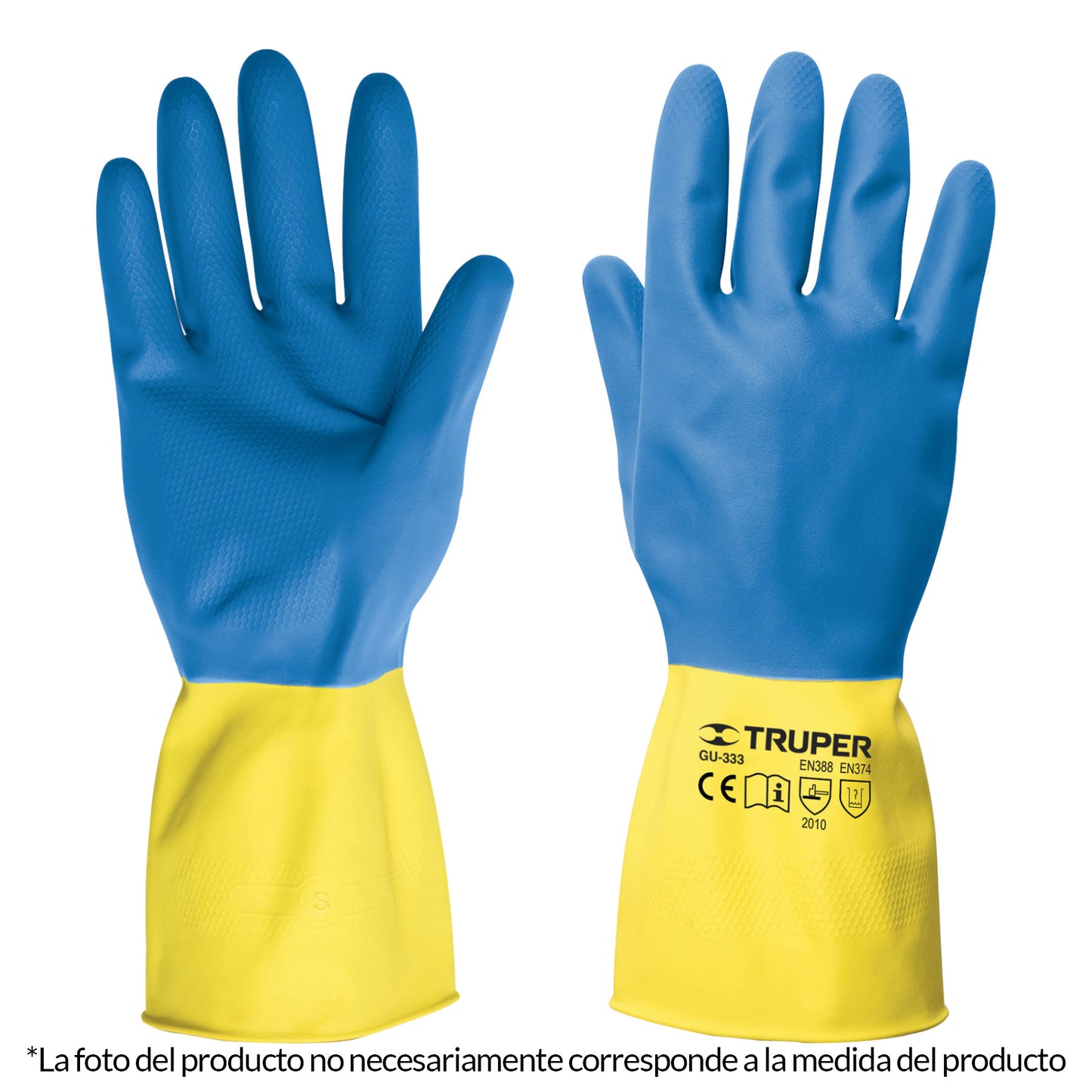 GUANTES DE LÁTEX REFORZADOS PARA LIMPIEZA
