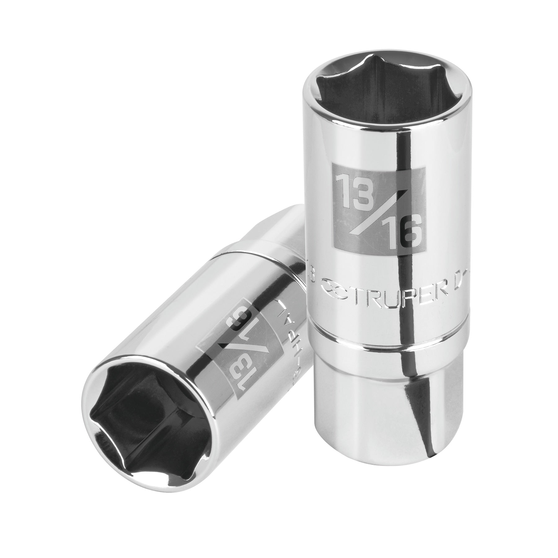 DADO DE 6 PUNTAS LARGAS DE 13/16" PARA BUJÍAS, CUADRO 1/2"  CÓDIGO: 13366  CLAVE: D-1226-HPAL - Electrum Digital