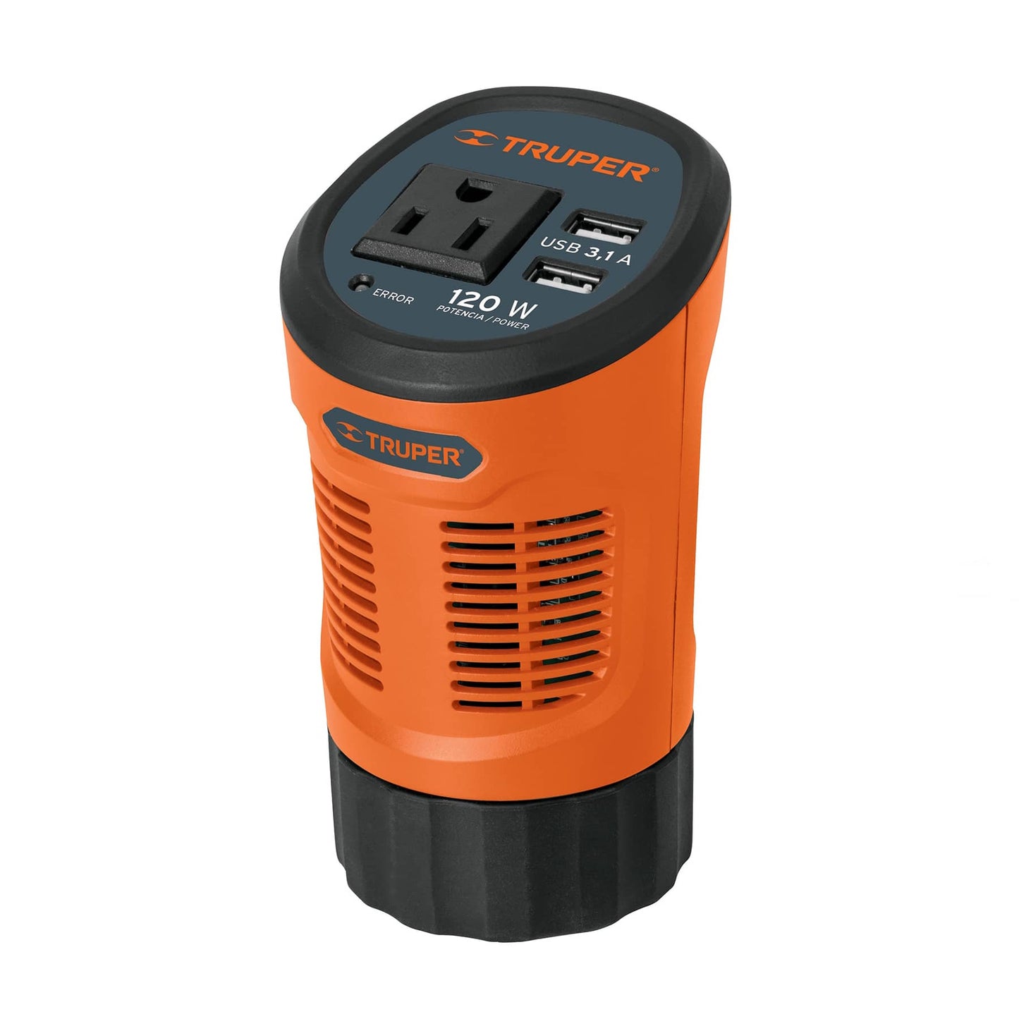 INVERSOR DE CORRIENTE 120 W, TIPO VASO CÓDIGO: 15725 CLAVE: INCO-120 - Electrum Digital