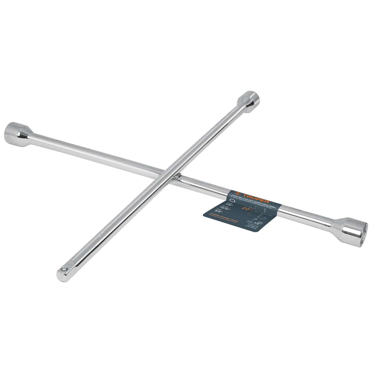 LLAVE DE CRUZ, 20" CON ENTRADA PARA DADO DE 1/2" CÓDIGO: 18024 CLAVE: LLCR-20D