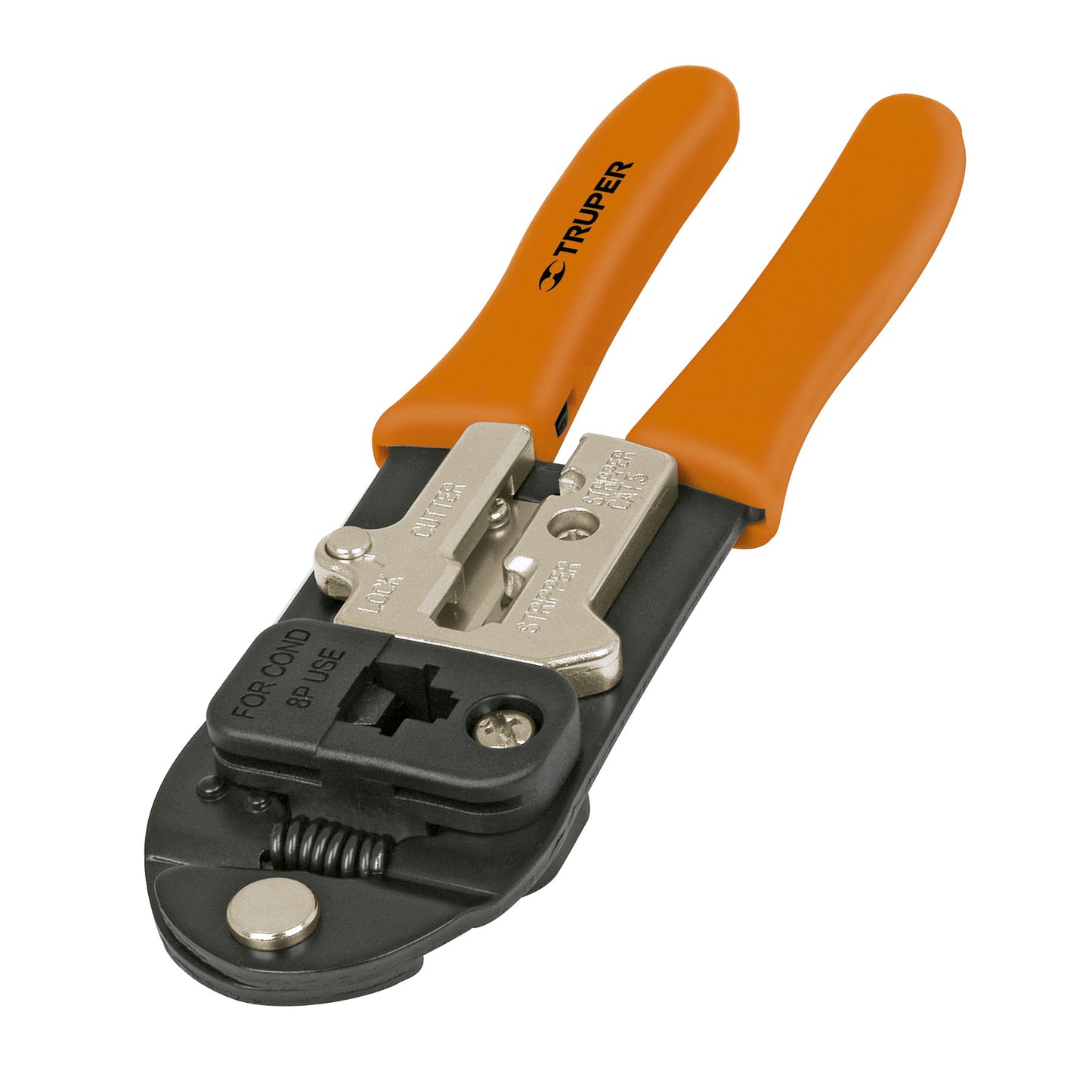 PINZA PONCHADORA, MÓDULOS INTERCAMBIABLES, CABLES RJ-45 CÓDIGO: 18342 CLAVE: PRJ-45