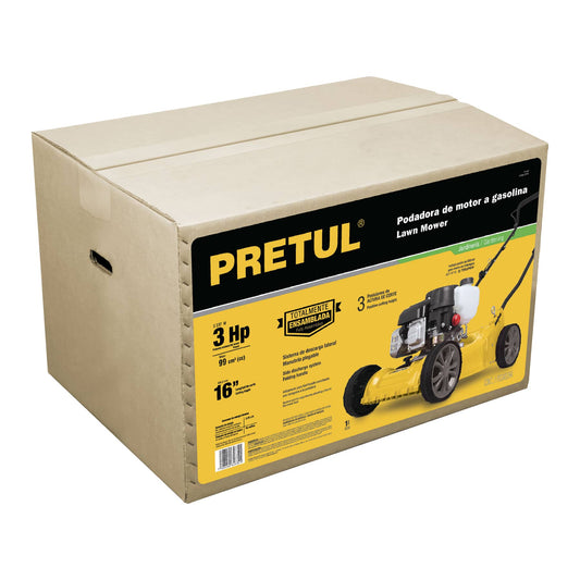 PODADORA, MOTOR GASOLINA, 3HP,16",PRETUL CÓDIGO: 20589 CLAVE: P-316P - Electrum Digital