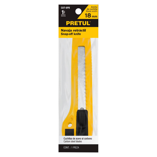 CUTTER 6", PRETUL EN BLÍSTER CÓDIGO: 22405 CLAVE: CUT-6PB
