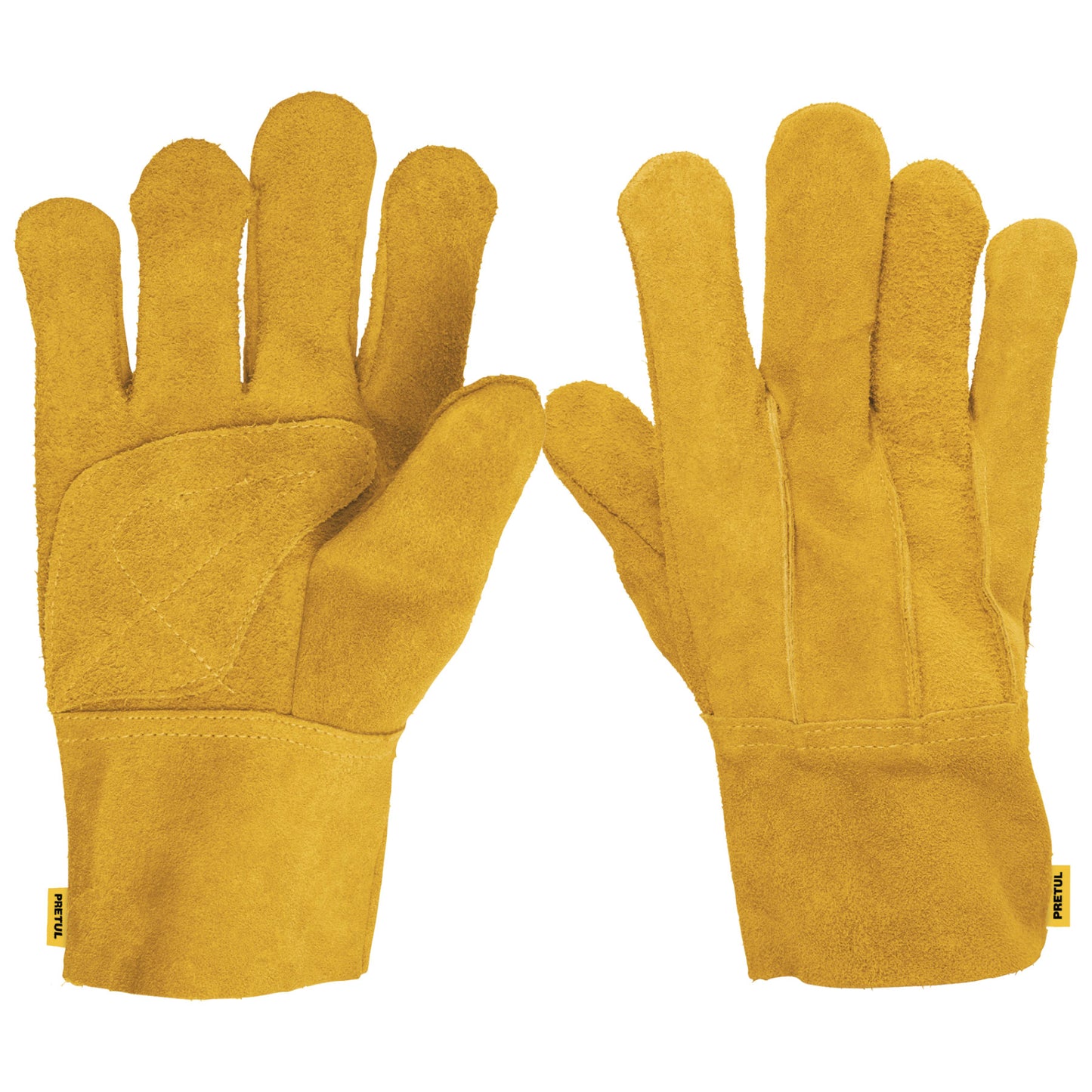 GUANTES DE CARNAZA, CORTOS, PRETUL CÓDIGO: 23262 CLAVE: GU-225
