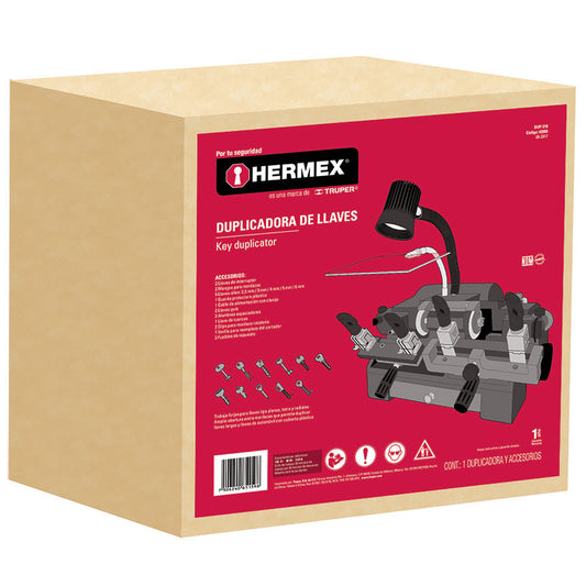DUPLICADORA DE 10 TIPOS DE LLAVES, TIPO TORNO CÓDIGO: 42666 CLAVE: DUP-310 - Electrum Digital
