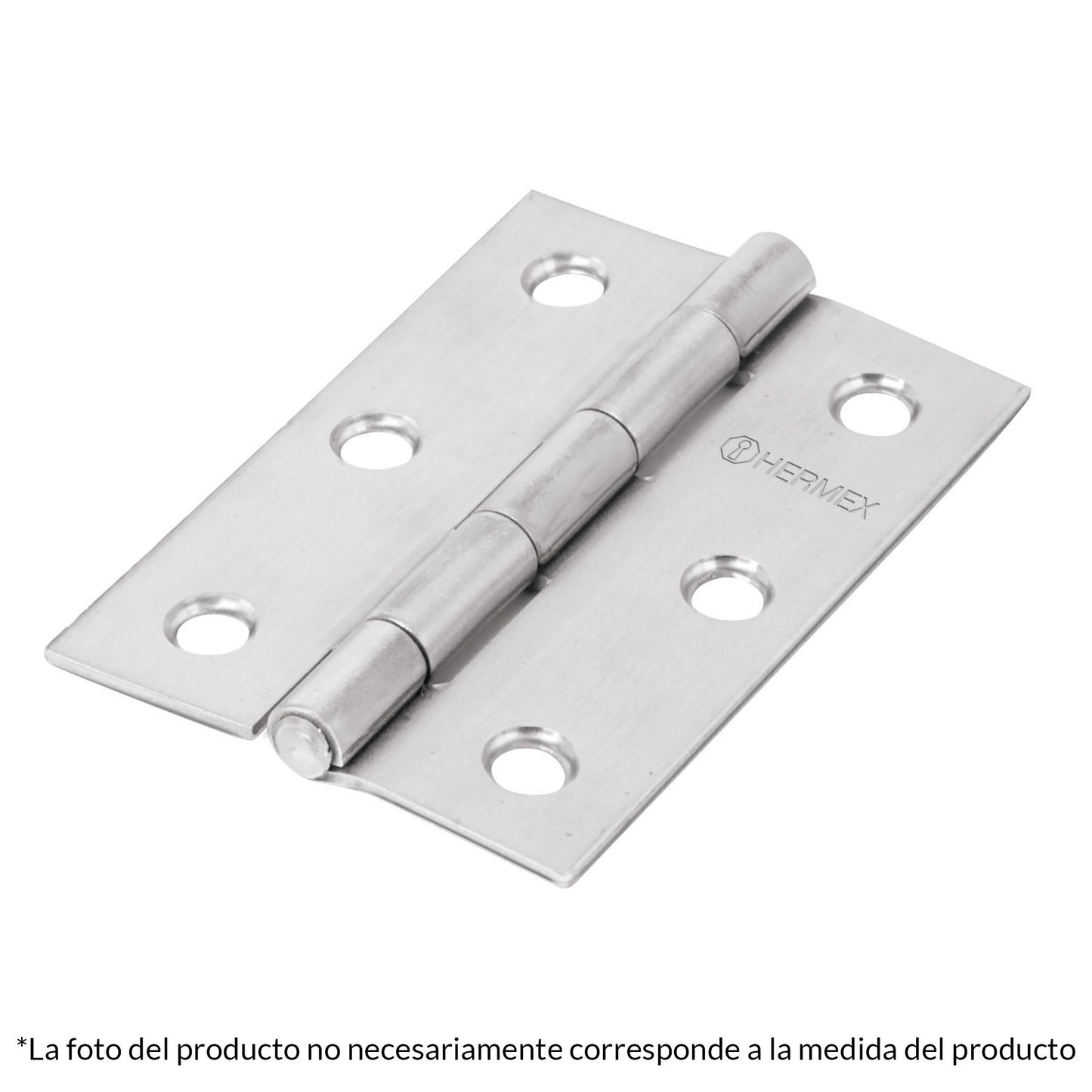 BISAGRA RECTANGULAR, ACERO INOXIDABLE