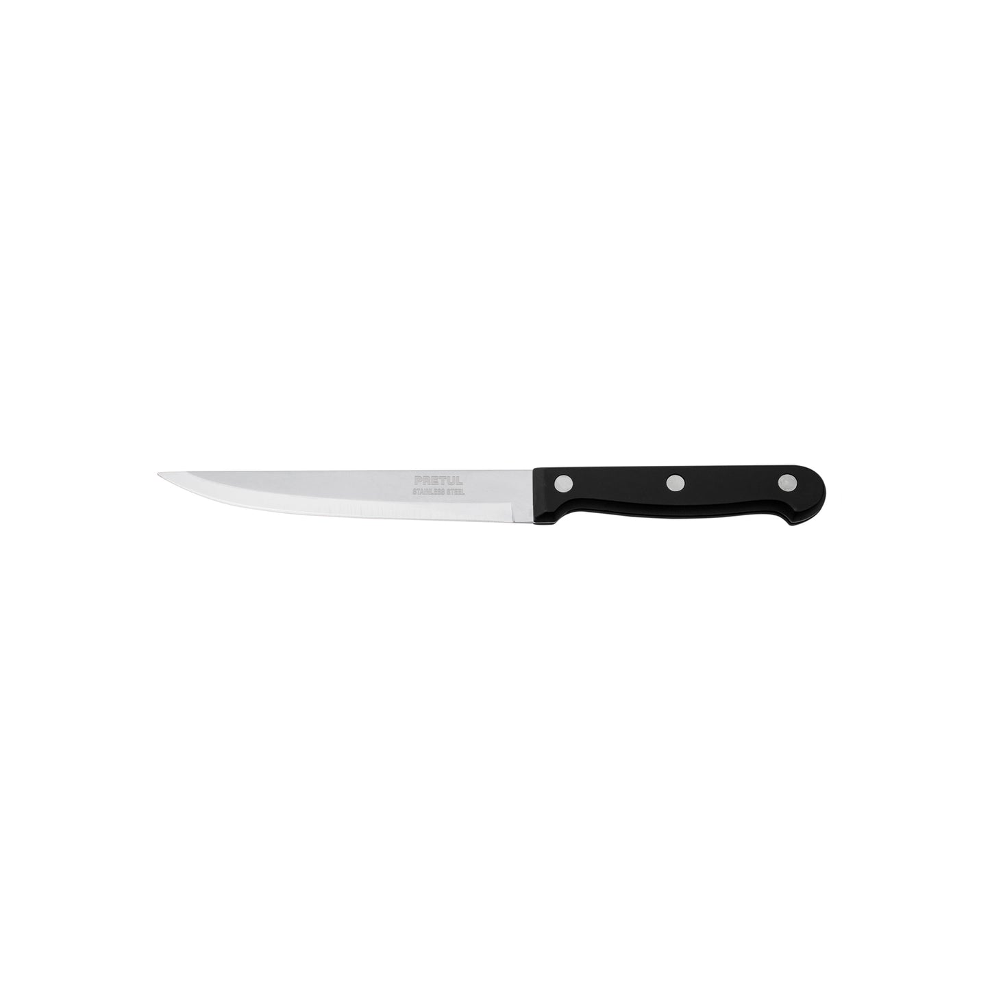 CUCHILLO PARA ASADO LISO, MANGO PLÁSTICO, 5"  CÓDIGO: 23093  CLAVE: CUCH-P53 - Electrum Digital