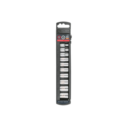 JUEGO DE DADOS CUADRO 1/4", 10 PIEZAS