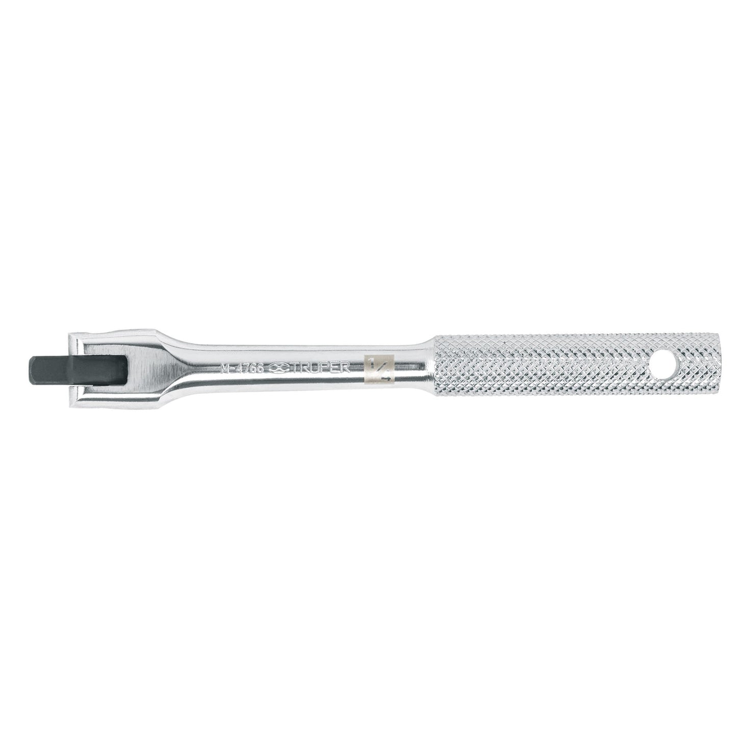 MANGO ARTICULADO DE 5-3/4"X 13 MM PARA DADOS CUADRO 1/4"  CÓDIGO: 13909  CLAVE: M-4766