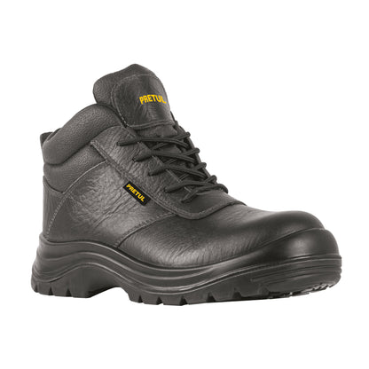 Bota de seguridad negra, casquillo de poliamida, PRETUL