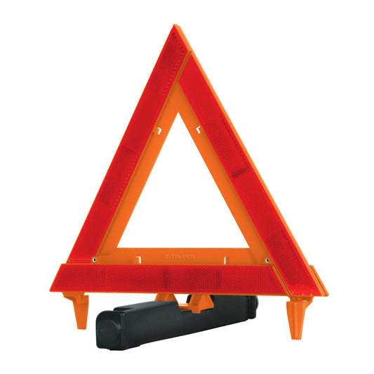TRIÁNGULO DE SEGURIDAD,PLEGABLE, DE PLÁSTICO, 29 CM  CÓDIGO: 10943  CLAVE: TRISE-290