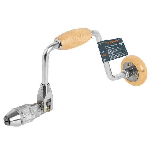 BERBIQUÍ PROFESIONAL 12", PERILLA DE MADERA  CÓDIGO: 10970  CLAVE: BC-12M