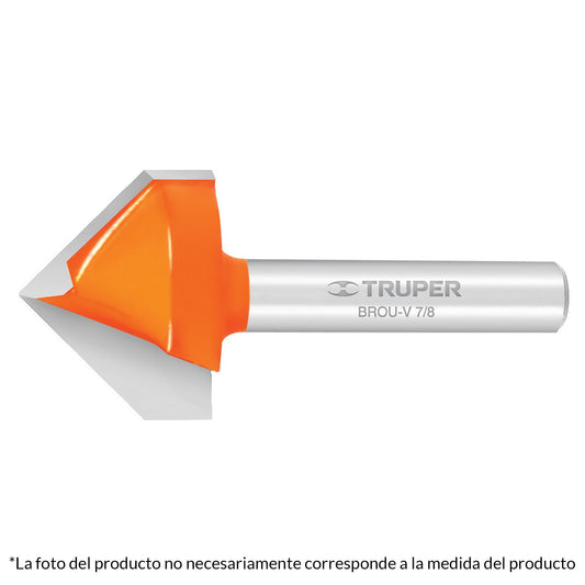 BROCA PARA ROUTER, CORTE EN "V"