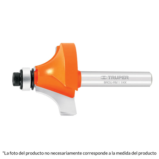 BROCA PARA ROUTER, REDONDEADO CON MOLDURA