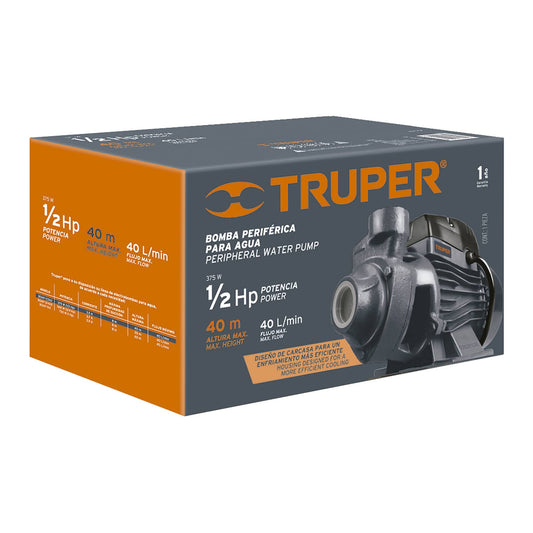 BOMBA ELÉCTRICA PERIFÉRICA PARA AGUA 1 HP  CÓDIGO: 12114  CLAVE: BOAP-1A2 - Electrum Digital