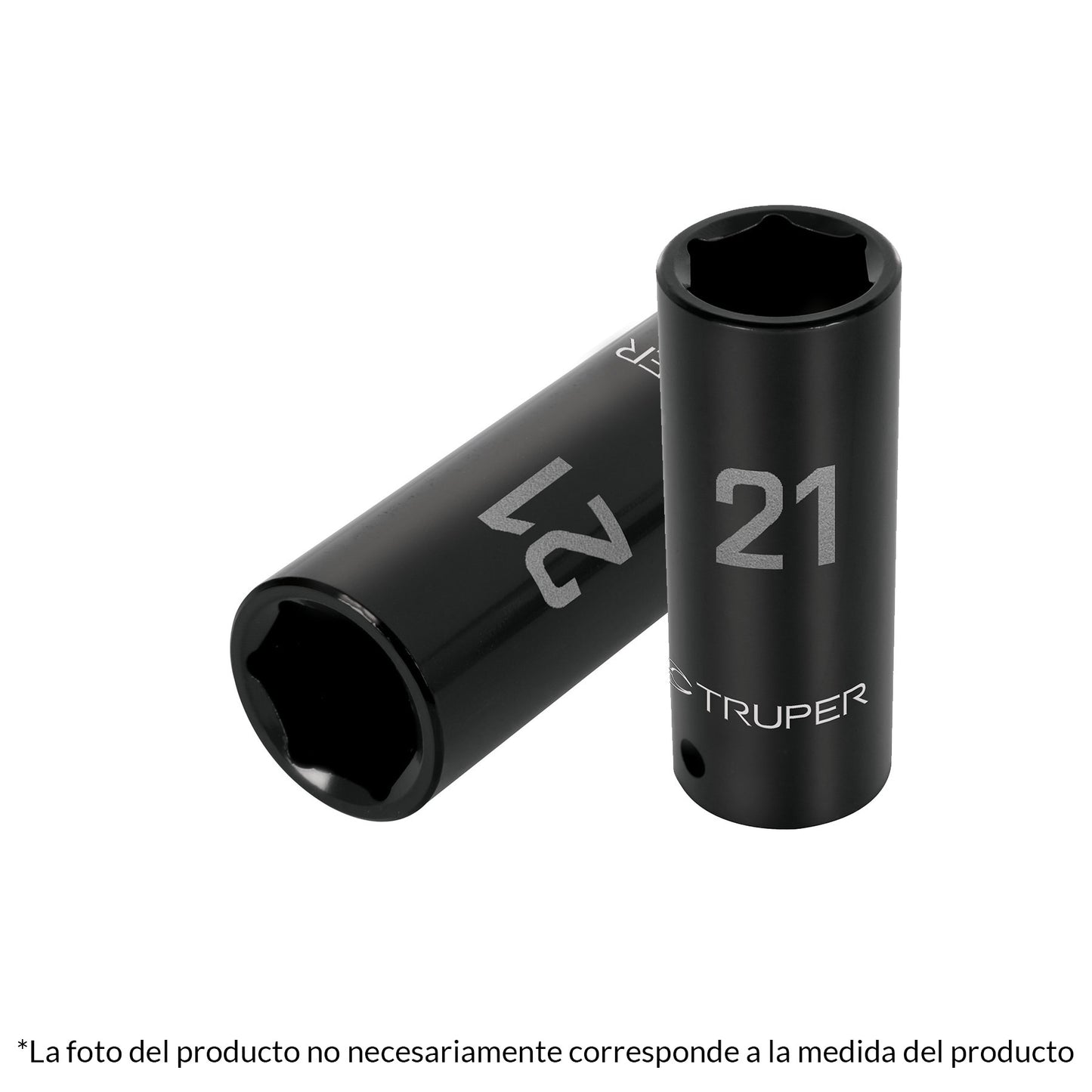 DADO DE IMPACTO, LARGO, MILIMÉTRICO, 6 PUNTAS, CUADRO 1/2" DE 10MM A 1/2" de 21mm - Electrum Digital