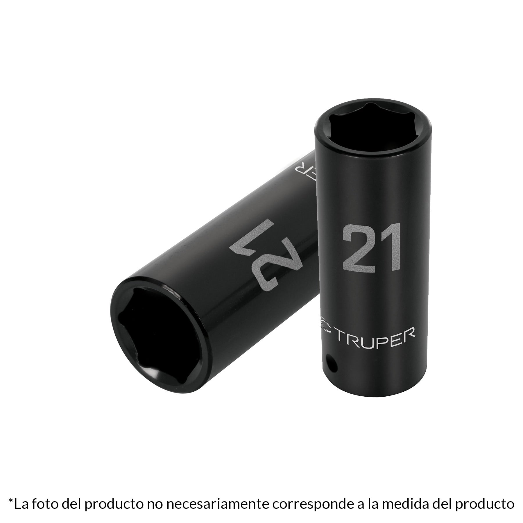 DADO DE IMPACTO, LARGO, MILIMÉTRICO, 6 PUNTAS, CUADRO 1/2" DE 10MM A 1/2" de 21mm - Electrum Digital