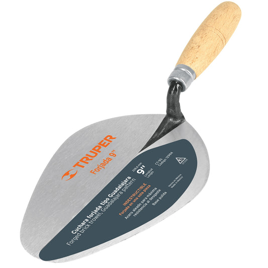 CUCHARA PARA ALBAÑIL, 9", TIPO GUADALAJARA  CÓDIGO: 12994  CLAVE: CT-9G