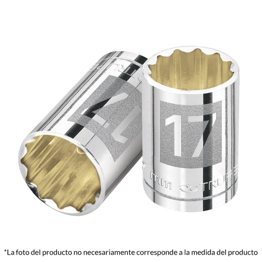 DADO DE 12 PUNTAS, MILIMÉTRICO, CUADRO 1/2" DE 9MM A  1/2" de 32MM - Electrum Digital