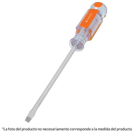 DESARMADOR PLANO, MANGO DE ACETATO - Electrum Digital