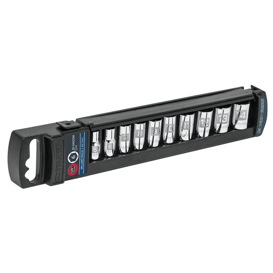 JUEGO DE DADOS CUADRO 1/4", 10 PIEZAS