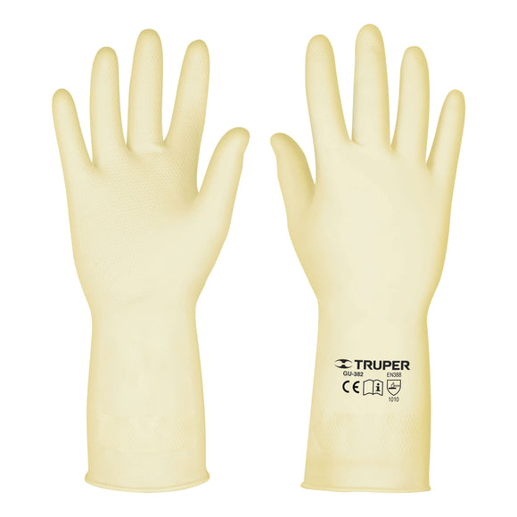 GUANTES DE LÁTEX PARA MANEJO DE ALIMENTOS