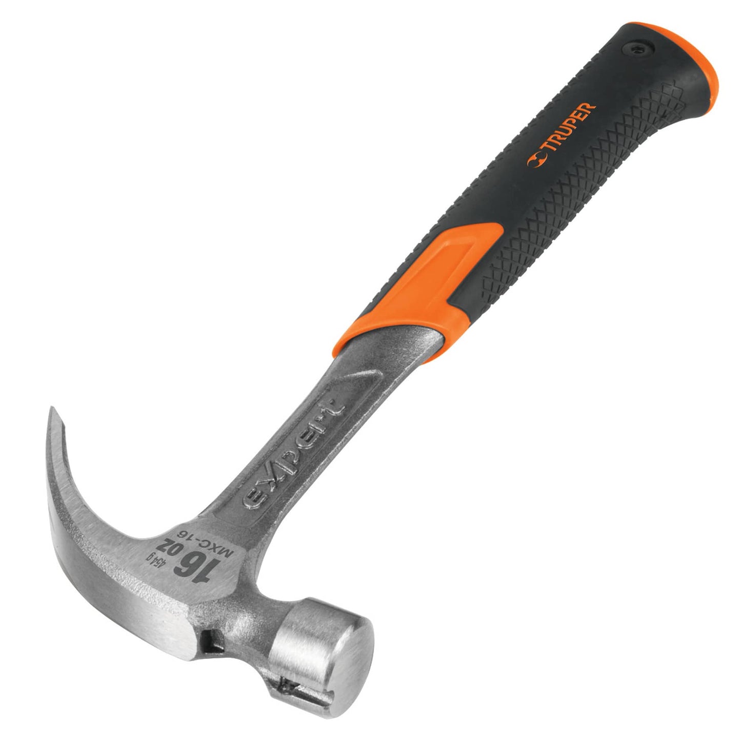 MARTILLO FORJADO, UÑA CURVA, MANGO DE NEOPRENO