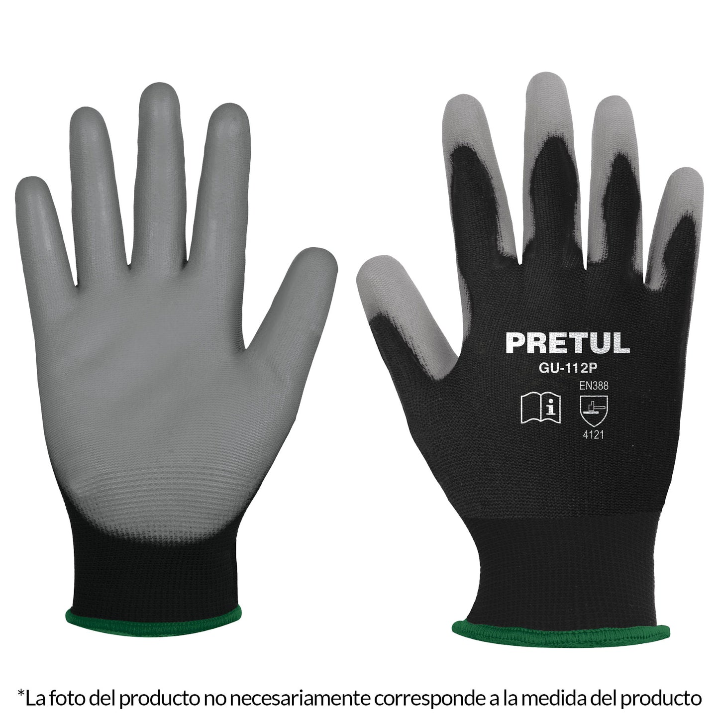 GUANTES DE NYLON RECUBIERTOS DE POLIURETANO