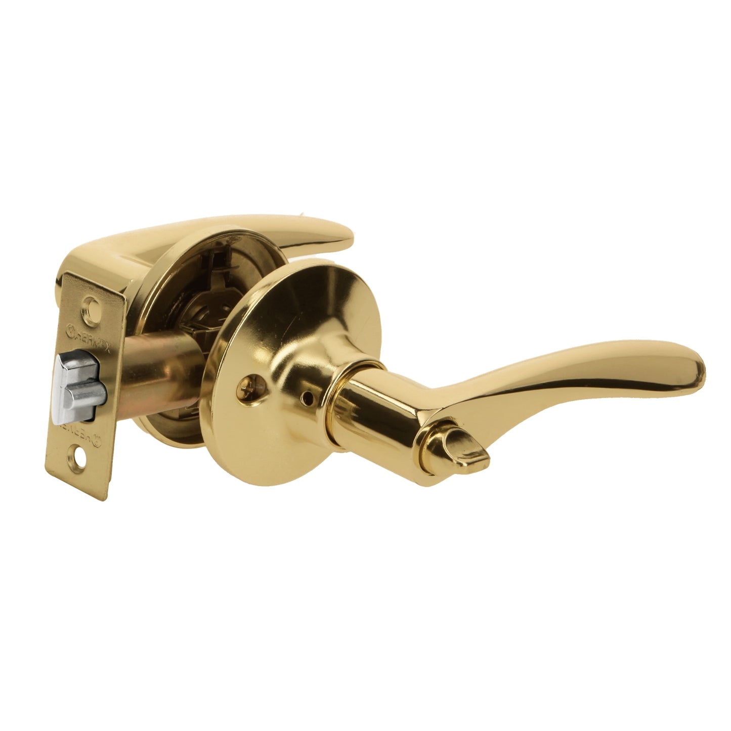 CERRADURA BASIC MANIJA, CIL METAL, LATÓN