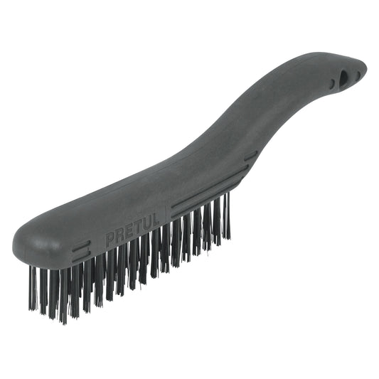 CEPILLO DE ALAMBRE, CERDAS ACERO CARBONO, 64 PINCELES, PRETUL  CÓDIGO: 20653  CLAVE: CEA-54P