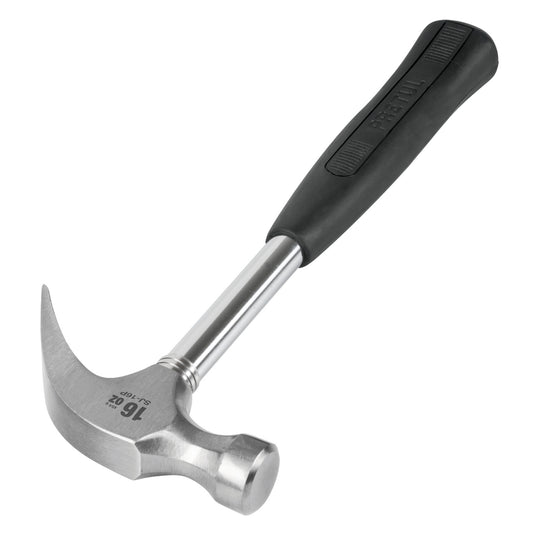 MARTILLO PULIDO, 16 OZ, UÑA CURVA, MANGO TUBULAR, PRETUL  CÓDIGO: 22270  CLAVE: SJ-16P
