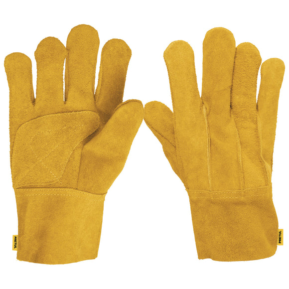 GUANTES DE CARNAZA, CORTOS, PRETUL  CÓDIGO: 23262  CLAVE: GU-225