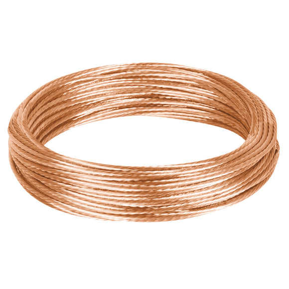 CABLE COBRE DESNUDO CALIBRE 10 AWG, 25 M  CÓDIGO: 40048  CLAVE: CADES-10